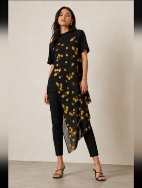3.1 Phillip Lim Black Crewneck Top